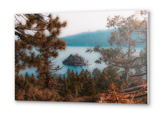 Beautiful scenic at Emerald Bay Lake Tahoe California USA Metal prints by Timmy333