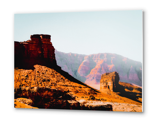 desert landscape with summer blue sky in Utah USA Metal prints by Timmy333