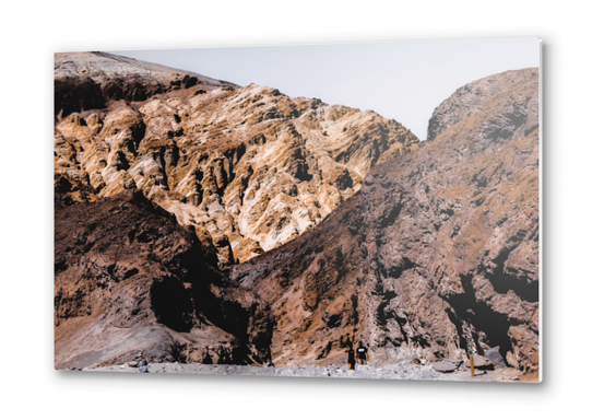 Desert mountain at Death Valley national park, California, USA Metal prints by Timmy333