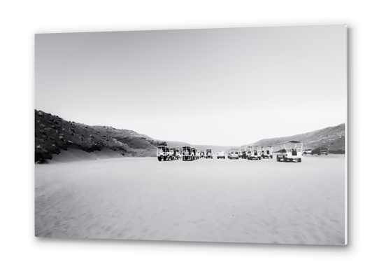 Desert view at Antelope Canyon Arizona in black and white Metal prints by Timmy333