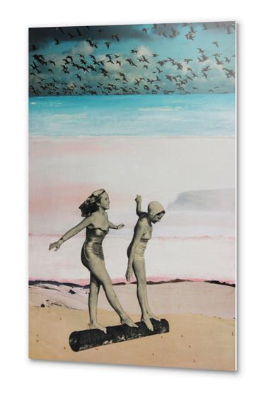 BEACH GIRLS Metal prints by db Waterman