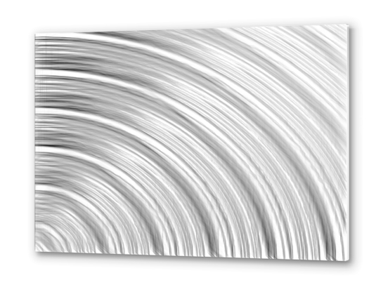 pencil drawing line pattern abstract in black and white Metal prints by Timmy333