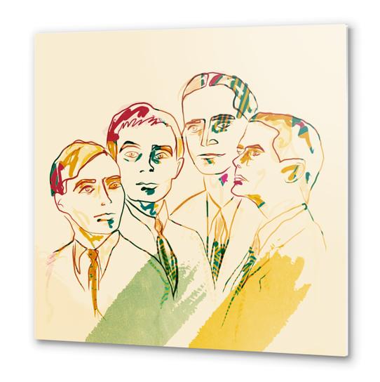 Kraftwerk Metal prints by inkycubans