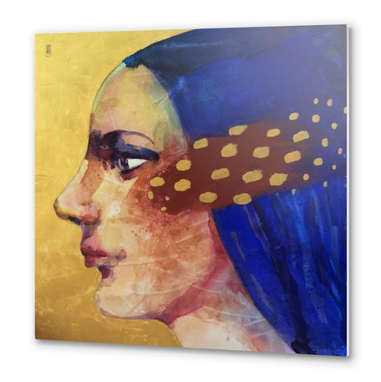 Profilo di donna Metal prints by andreuccettiart