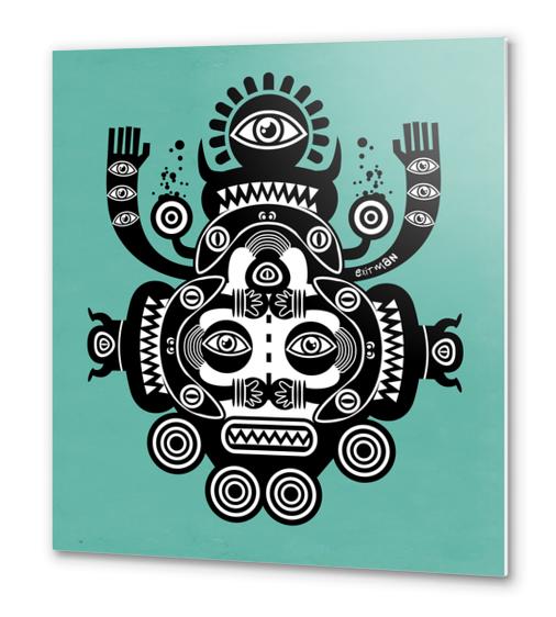 Râ Tatoo Metal prints by Exit Man