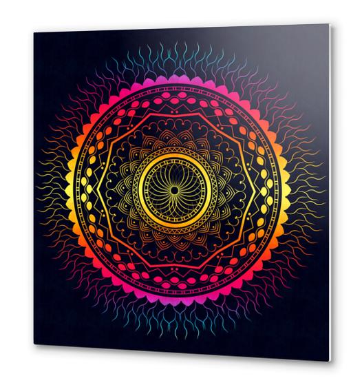 Rich Mandala Metal prints by famenxt