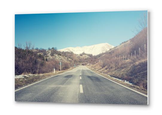 Road with Mountain Metal prints by Salvatore Russolillo