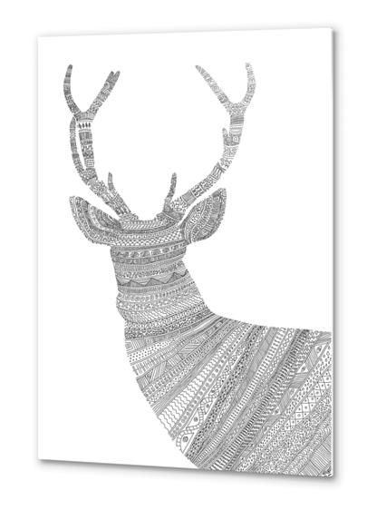 Stag / Deer  Metal prints by Florent Bodart - Speakerine