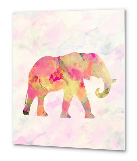 Abstract Elephant Metal prints by Amir Faysal