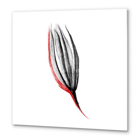 Red Flower Metal prints by cinema4design