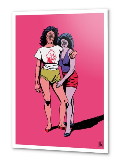 Sisters Metal prints by Lucile Godard