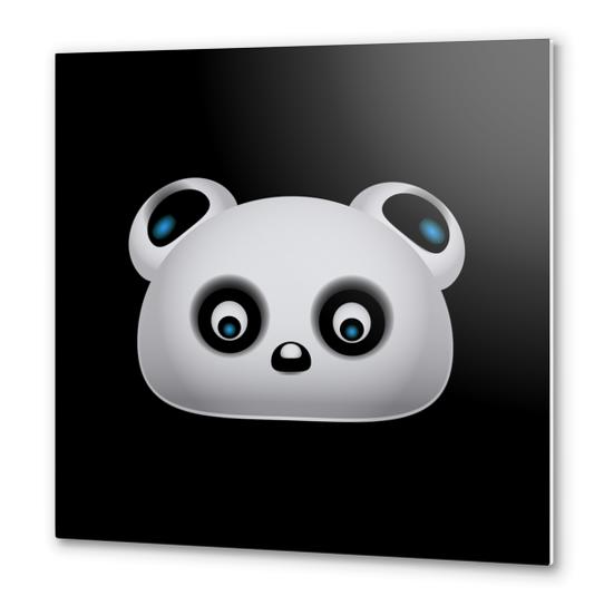 Panda bear Metal prints by VanessaGF