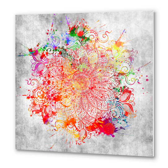 Mandala - Vandal Metal prints by aleibanez