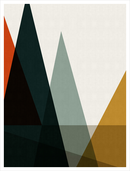 Minimalist landscape II Art Print by Vitor Costa