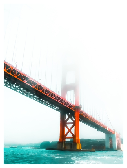 famous bridge at Golden Gate Bridge, San Francisco, USA Art Print by Timmy333