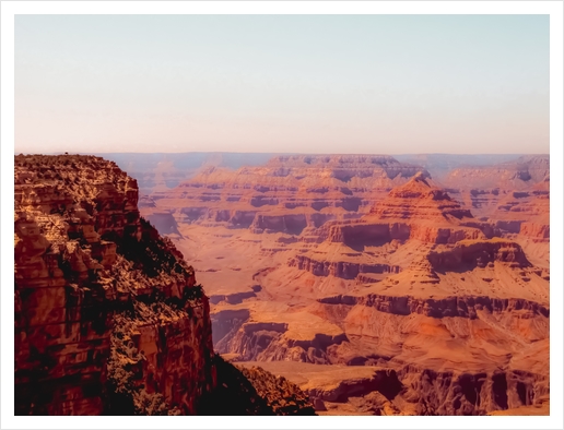 Desert in summer at Grand Canyon national park Arizona USA Art Print by Timmy333