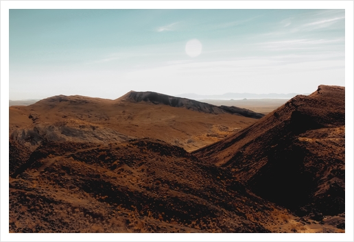 Desert mountain at Red Rock Canyon State Park California USA Art Print by Timmy333