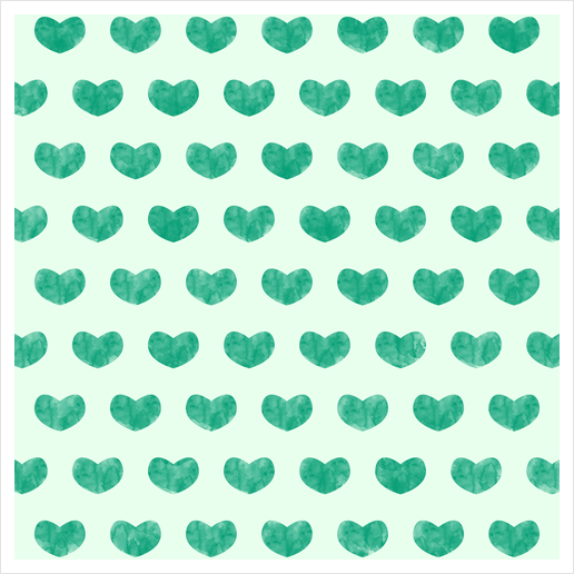 Cute Hearts X 0.1 Art Print by Amir Faysal