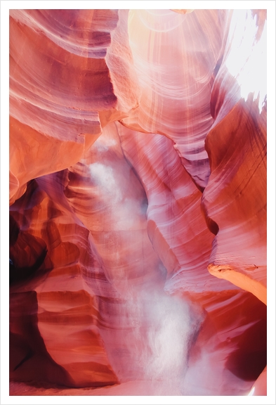 Light in the sandstone cave at Antelope Canyon Arizona USA Art Print by Timmy333