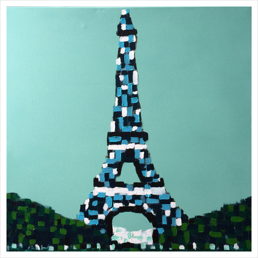 PARIS Art Print by PASQUY