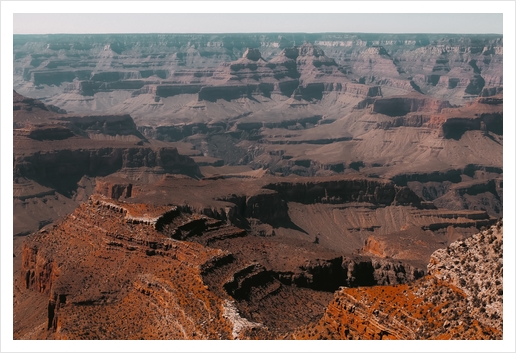 View from the desert at Grand Canyon national park USA Art Print by Timmy333