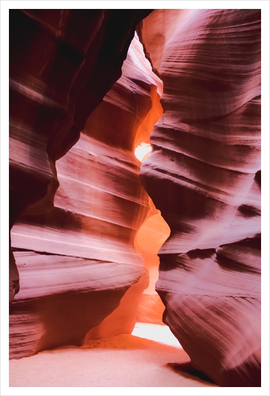 Cave in the desert at Antelope Canyon Arizona USA Art Print by Timmy333