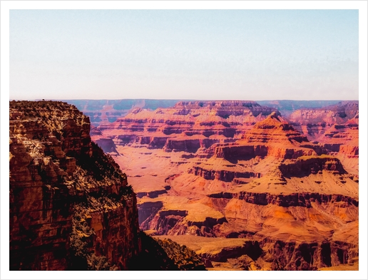 desert in summer at Grand Canyon national park, Arizona, USA Art Print by Timmy333