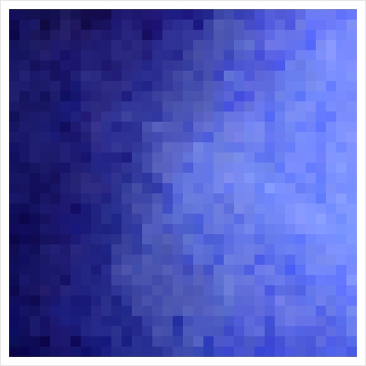 graphic design geometric pixel square pattern abstract background in blue Art Print by Timmy333