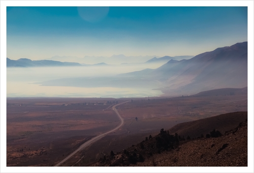 road trip scenic to Yosemite national park California USA Art Print by Timmy333