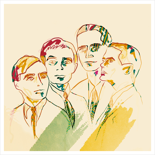 Kraftwerk Art Print by inkycubans