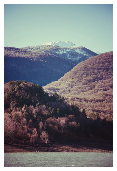 Mountains in the background XIV Art Print by Salvatore Russolillo