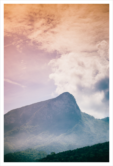 Mountains in the background XV Art Print by Salvatore Russolillo