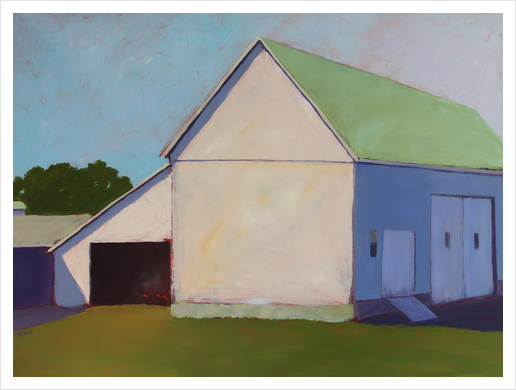 Shelton Dairy Barn Art Print by Carol C Young. The Creative Barn