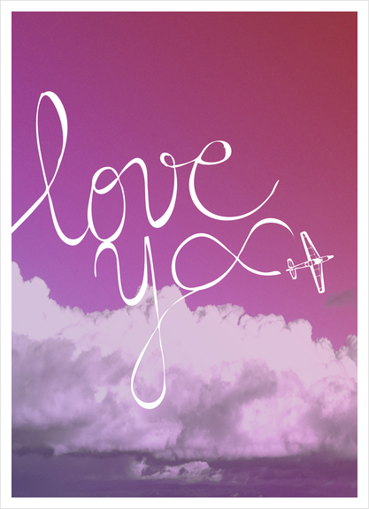 Infinite love Art Print by Alex Xela