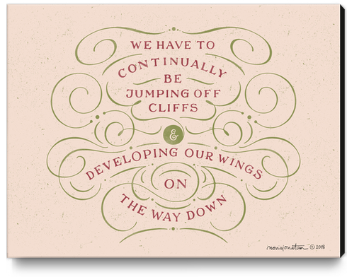  Continually Jumping Canvas Print by noviajonatan