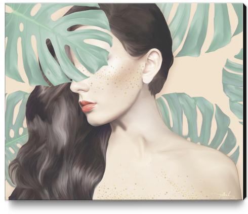 Monstera Suara Canvas Print by Nettsch