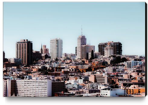 modern building in the city at San Francisco California USA  Canvas Print by Timmy333