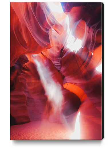 Sunlight in the sandstone cave at Antelope Canyon Arizona USA Canvas Print by Timmy333