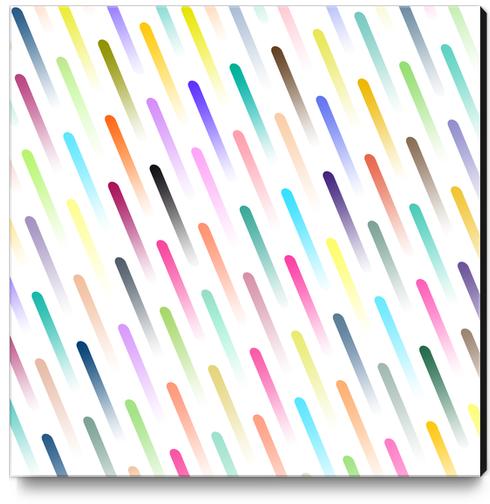 Neon Rain  Canvas Print by Amir Faysal