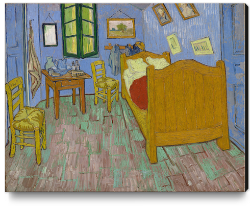 The Bedroom Canvas Print by Vincent Van Gogh