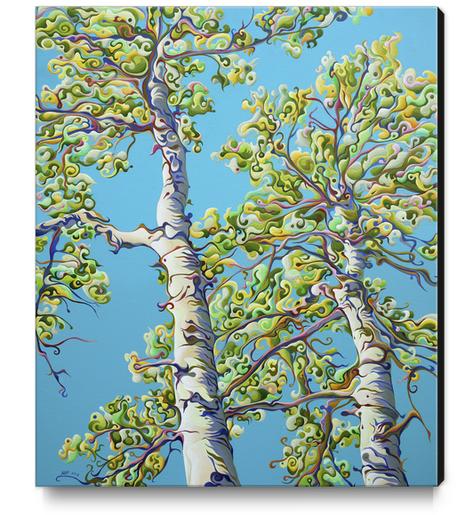 Blossoming CreativiTree Canvas Print by Amy Ferrari Art