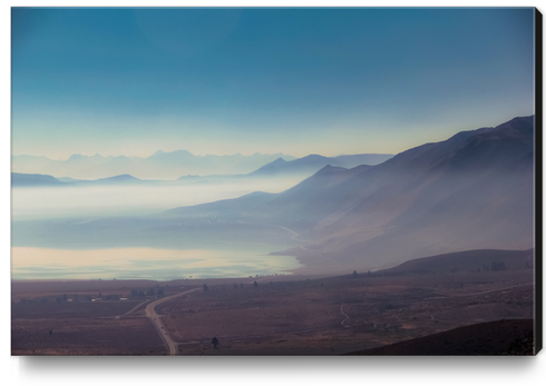 road trip view to Yosemite national park California USA Canvas Print by Timmy333