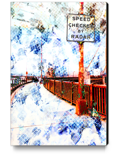 walkway at Golden Gate Bridge, San Francisco, USA Canvas Print by Timmy333