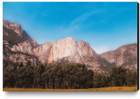 At Yosemite national park California USA with mountain view Canvas Print by Timmy333