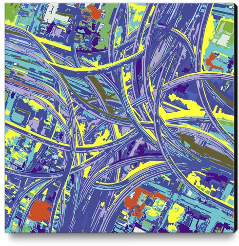 L.A. Freeway Canvas Print by Vic Storia