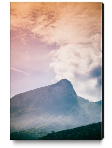 Mountains in the background XV Canvas Print by Salvatore Russolillo