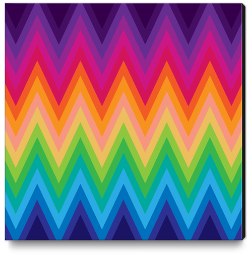 Zig Zag G291 Canvas Print by MedusArt