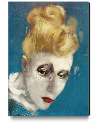 Selfish Jean Canvas Print by Sarah Jarrett Art