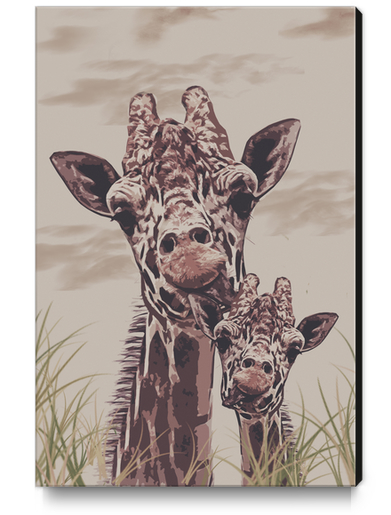 Giraffe Canvas Print by Galen Valle