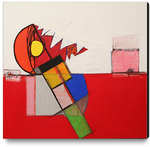 L'Homme Balance Canvas Print by Pierre-Michael Faure